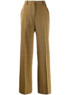 Christian Wijnants Checked Print Trousers - Brown