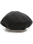 Brunello Cucinelli Knit Hat, Women's, Size: Large, Grey, Silk/cashmere