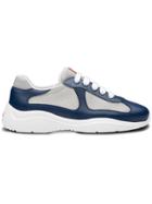 Prada Color Block Sneakers - Blue