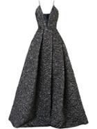 Alex Perry Vaughn Dress, Women's, Size: 6, Black, Polyamide/polyester/metallized Polyester