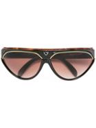 Yves Saint Laurent Vintage Flat Top Sunglasses, Adult Unisex, Black