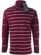 Klar Striped Roll Neck Sweater