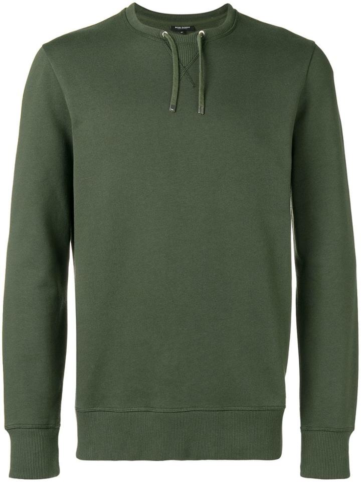 Ron Dorff Drawstring Long-sleeve Sweatshirt - Green