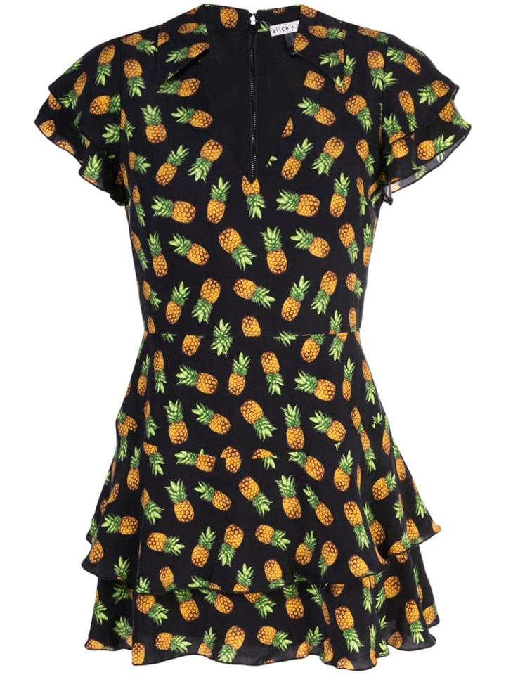 Alice+olivia Shay Mini Dress - Black