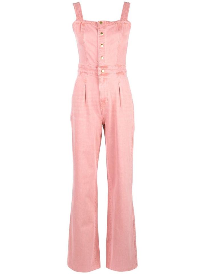 Frame Flared Style Jumpsuit - Pink