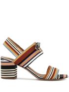 Tory Burch Graham Striped Sandals - Multicolour