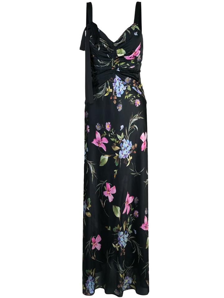 Jill Jill Stuart Floral Print Dress - Black