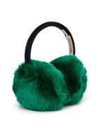 Hucklebones London Faux Fur Earmuffs, Girl's, Green
