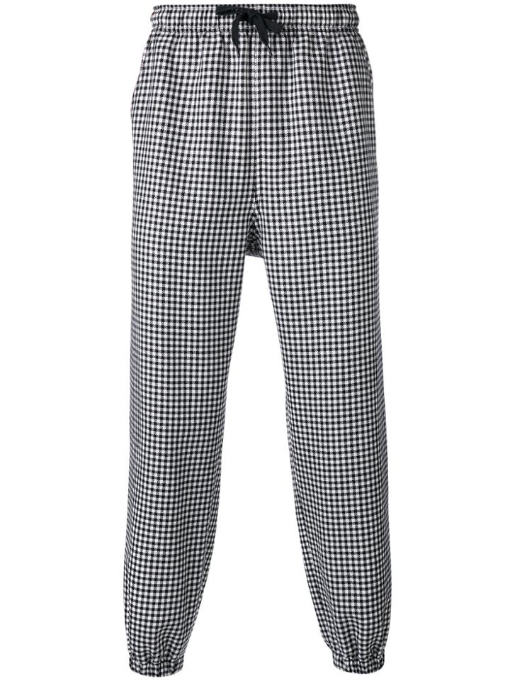 Alexander Wang Checked Trousers - Black