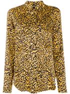 Andamane Leopard-print Shirt - Yellow