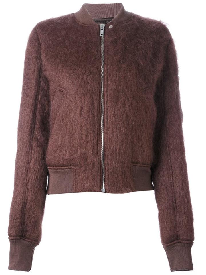 Rick Owens Textured Bomber Jacket