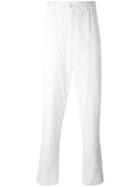 Issey Miyake Men Straight-leg Trousers, Size: 5, White, Cotton