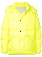 Ports V Hooded Puffer Jacket - Yellow