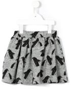 Finger In The Nose 'annix' Penguin Print Skirt, Girl's, Size: 6 Yrs, Grey