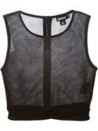 Dkny Mesh Cropped Top