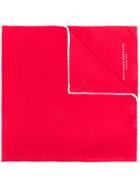 Holland & Holland Finished Edge Scarf - Red