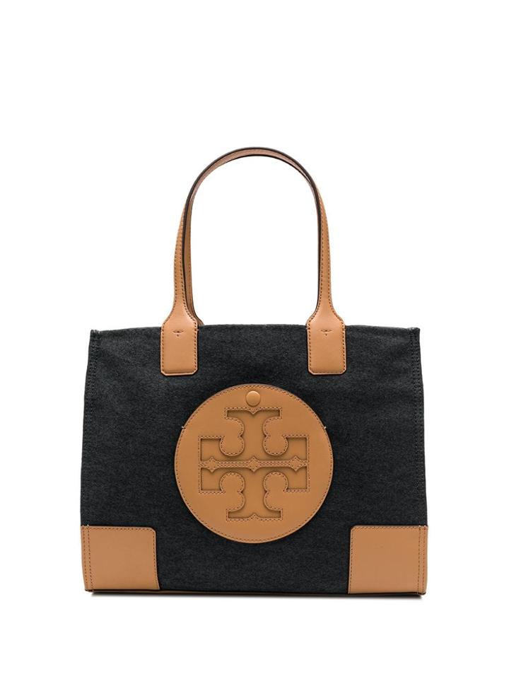 Tory Burch Ella Flannel Mini Tote - Grey