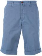 Briglia 1949 - Cuffed Shorts - Men - Cotton/polyester/spandex/elastane - 48, Blue, Cotton/polyester/spandex/elastane