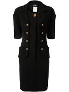 Chanel Pre-owned Short Sleeve One Piece Dress - Black