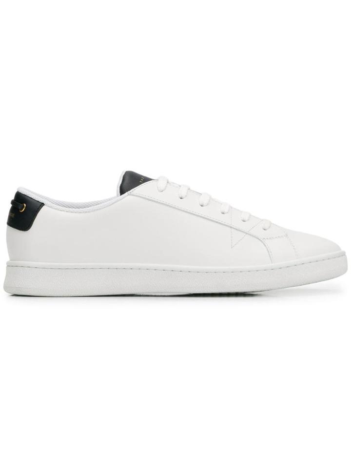 Car Shoe Classic Lace-up Sneakers - White