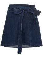 Jw Anderson Denim Mini Skirt - Blue