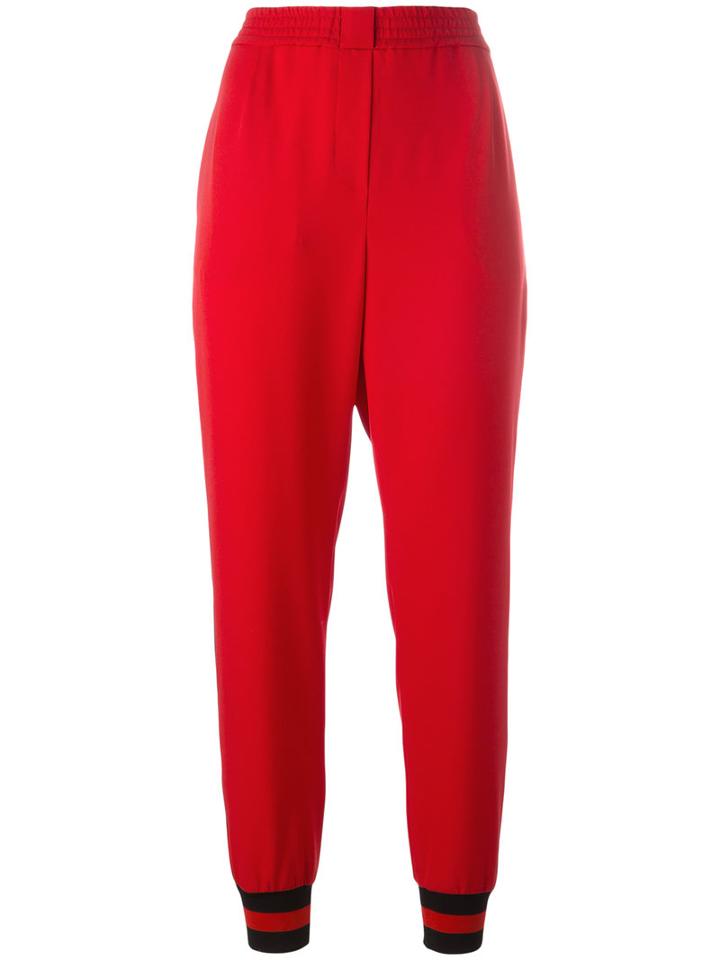 Philipp Plein Pineapple Jogging Trousers, Women's, Size: Small, Red, Cotton/viscose/spandex/elastane