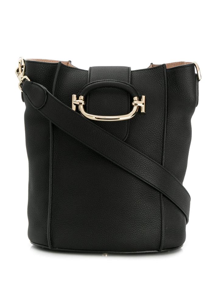 Tod's Tt Ring Bucket Bag - Black