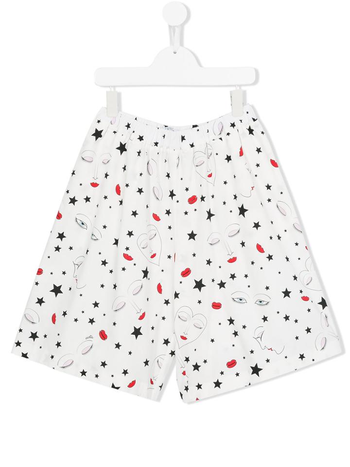 Vivetta Kids Granchio Pants - White