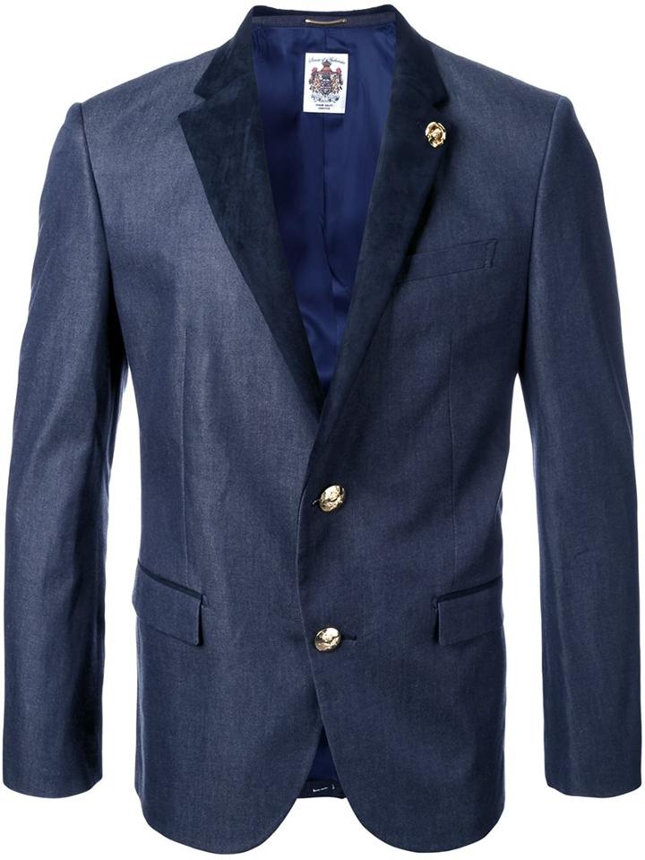 Education From Youngmachines Peaked Lapels Blazer