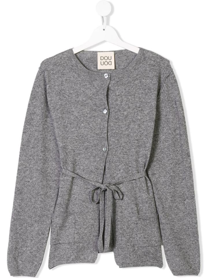 Douuod Kids Teen Cardigan - Grey
