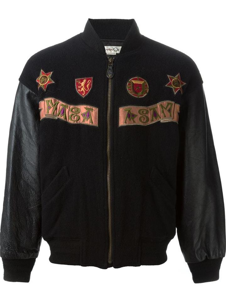 Kansai Yamamoto Vintage Embroidered Bomber Jacket