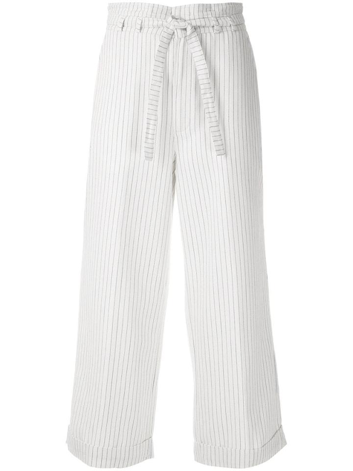 Tufi Duek Striped Culottes - White