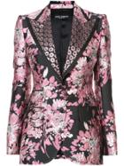 Dolce & Gabbana Floral Lurex Jacquard Jacket - Pink & Purple