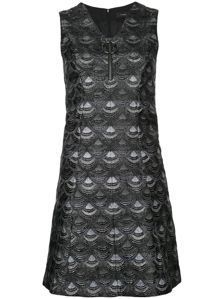 G.v.g.v. Scale Print Mini Dress - Black