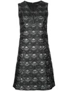 G.v.g.v. Scale Print Mini Dress - Black