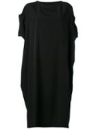 Y's - T-shirt Shift Dress - Women - Polyester/triacetate - 2, Black, Polyester/triacetate