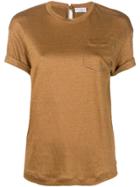 Brunello Cucinelli Chest Pocket T-shirt - Brown