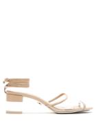 Andrea Bogosian Clear Leather Sandals - Neutrals