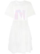 Nicopanda - Sheer T-shirt Dress - Women - Polyamide/polyester - Xs, Women's, White, Polyamide/polyester