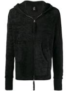 Thom Krom Textured Hooded Jacket - Black