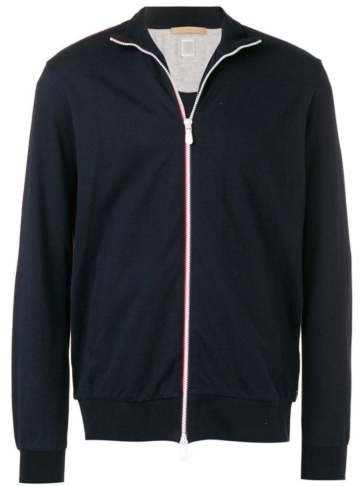 Eleventy Full Zip Fleece - Blue