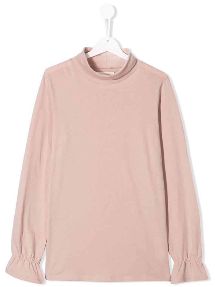 Douuod Kids Teen Roll Neck Top - Pink