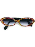 Rosie Assoulin Clear Framed Sunglasses - Yellow