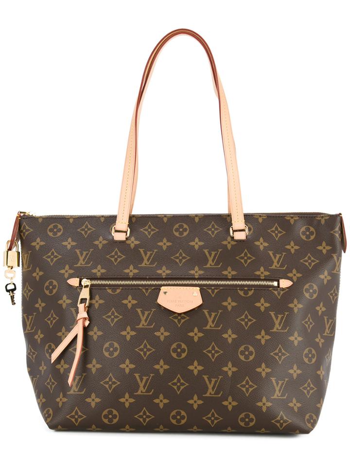 Louis Vuitton Vintage Iena Mm Tote Bag - Brown