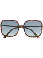 Dior Eyewear Stellaire01 Square Sunglasses - Brown