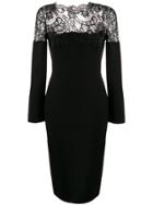 Ermanno Scervino Lace Panel Dress - Black