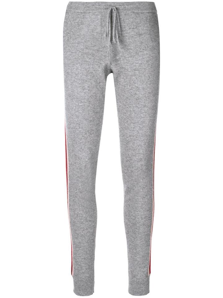 Chinti & Parker Drawstring Side-stripe Trousers - Grey