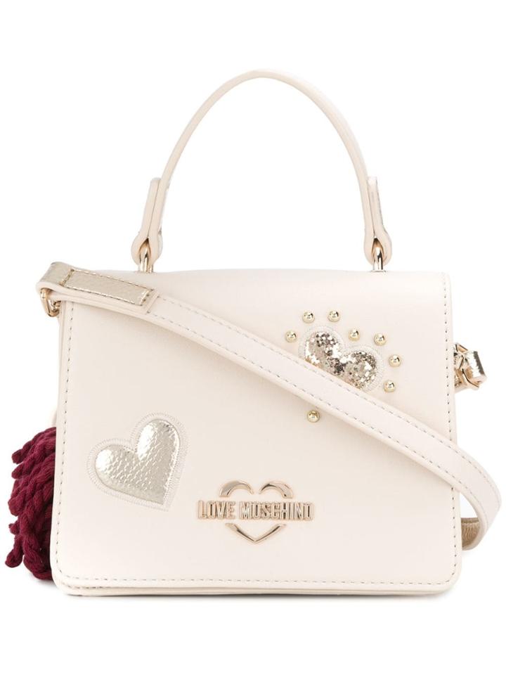 Love Moschino Logo Tote Bag - Neutrals