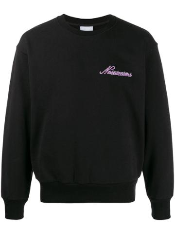 Nasaseasons Embroidered Logo Sweatshirt - Black