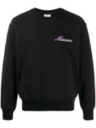 Nasaseasons Embroidered Logo Sweatshirt - Black